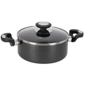 Beka Pro Induc Kookpan Met Glazen Deksel 20 Cm Zwart
