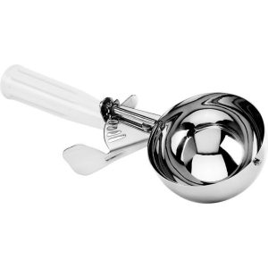 Metaltex Ijslepel 78 Mm Rvs/Wit